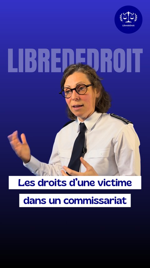 Couverture d'un réel LibredeDroit : « Les droits d'une victime dans un commissariat »